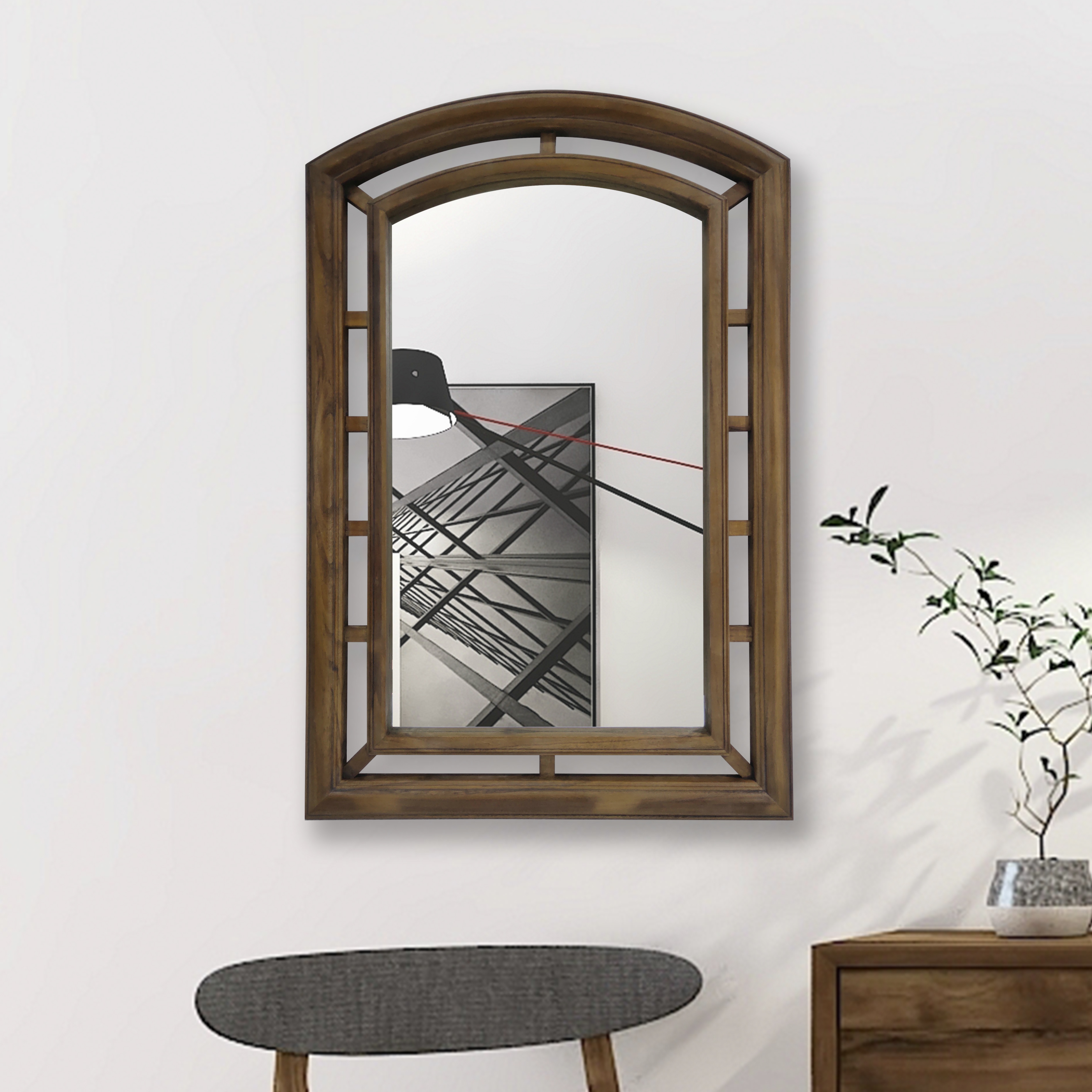large antique wall mirror